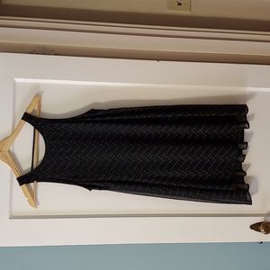 Little Black Dress with Gold Details, Low Back